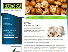 Tablet Screenshot of fvopa.ca